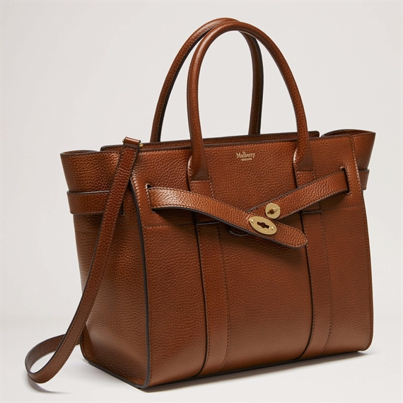 Mulberry Small Zipped Bayswater Two Tone Oak